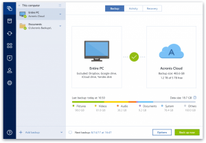 acronis true image 2018 cloud backup